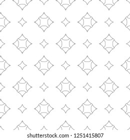 Seamless vector pattern in geometric ornamental style