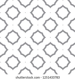 Seamless vector pattern in geometric ornamental style