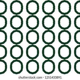 Seamless vector pattern in geometric ornamental style