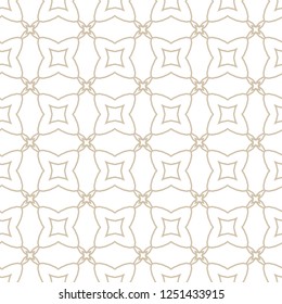 Seamless vector pattern in geometric ornamental style