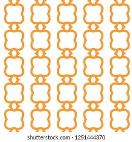 Seamless vector pattern in geometric ornamental style