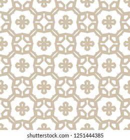 Seamless vector pattern in geometric ornamental style