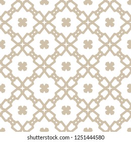 Seamless vector pattern in geometric ornamental style