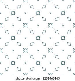 Seamless vector pattern in geometric ornamental style