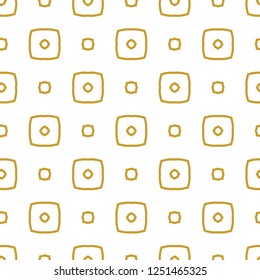 Seamless vector pattern in geometric ornamental style