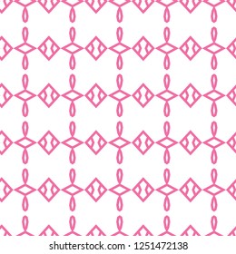 Seamless vector pattern in geometric ornamental style