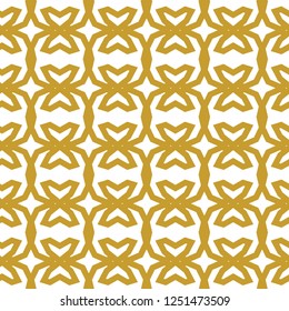 Seamless vector pattern in geometric ornamental style