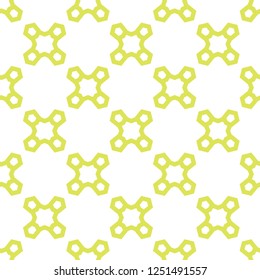 Seamless vector pattern in geometric ornamental style