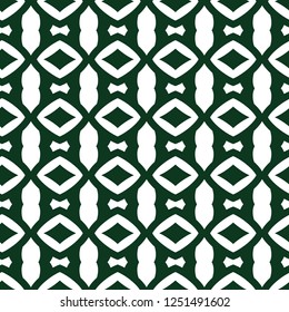 Seamless vector pattern in geometric ornamental style