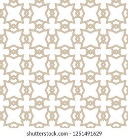 Seamless vector pattern in geometric ornamental style