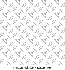 Seamless vector pattern in geometric ornamental style