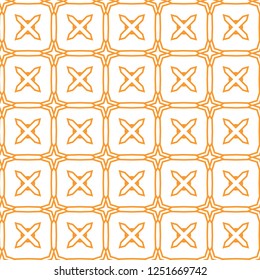 Seamless vector pattern in geometric ornamental style