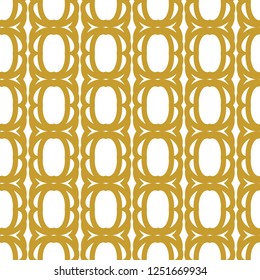 Seamless vector pattern in geometric ornamental style