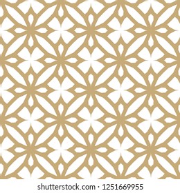 Seamless vector pattern in geometric ornamental style