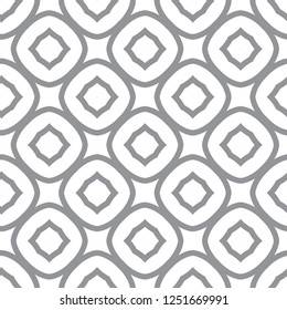 Seamless vector pattern in geometric ornamental style