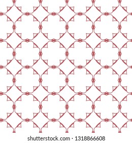 Seamless vector pattern in geometric ornamental style