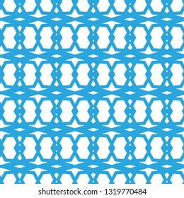 Seamless vector pattern in geometric ornamental style