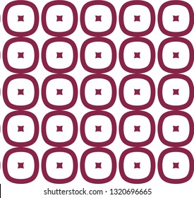 Seamless vector pattern in geometric ornamental style