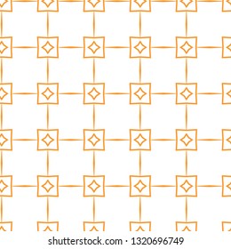 Seamless vector pattern in geometric ornamental style