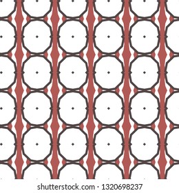 Seamless vector pattern in geometric ornamental style