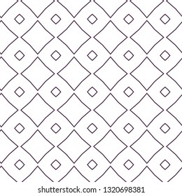 Seamless vector pattern in geometric ornamental style