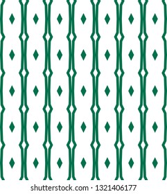 Seamless vector pattern in geometric ornamental style