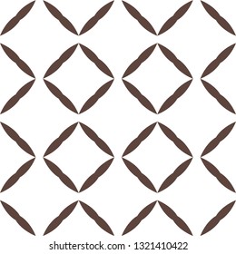 Seamless vector pattern in geometric ornamental style