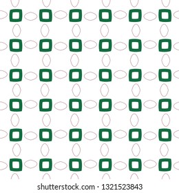 Seamless vector pattern in geometric ornamental style