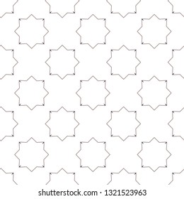 Seamless vector pattern in geometric ornamental style