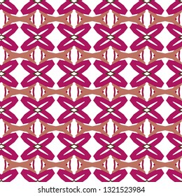 Seamless vector pattern in geometric ornamental style