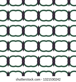 Seamless vector pattern in geometric ornamental style