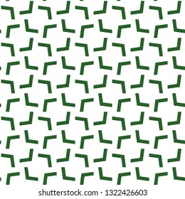 Seamless vector pattern in geometric ornamental style