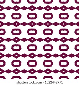 Seamless vector pattern in geometric ornamental style