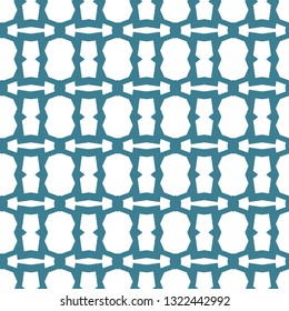 Seamless vector pattern in geometric ornamental style