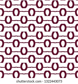 Seamless vector pattern in geometric ornamental style