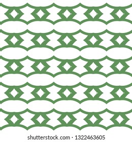 Seamless vector pattern in geometric ornamental style