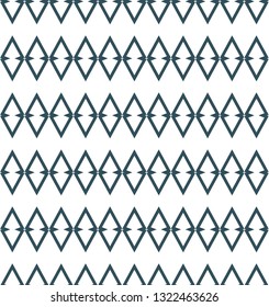 Seamless vector pattern in geometric ornamental style