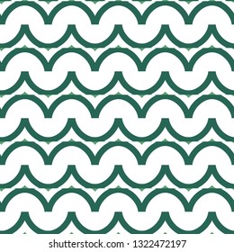 Seamless vector pattern in geometric ornamental style