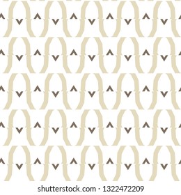 Seamless vector pattern in geometric ornamental style