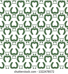 Seamless vector pattern in geometric ornamental style
