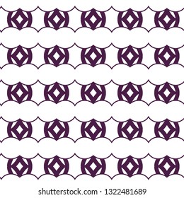 Seamless vector pattern in geometric ornamental style