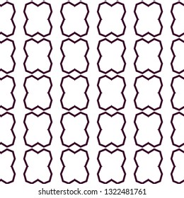 Seamless vector pattern in geometric ornamental style