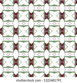 Seamless vector pattern in geometric ornamental style