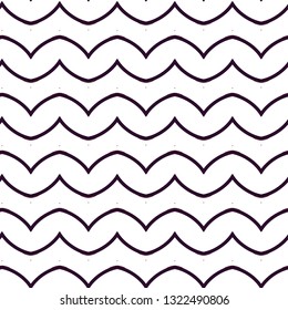 Seamless vector pattern in geometric ornamental style
