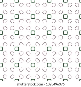 Seamless vector pattern in geometric ornamental style