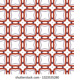 Seamless vector pattern in geometric ornamental style