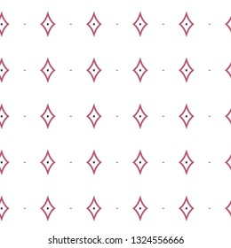 Seamless vector pattern in geometric ornamental style