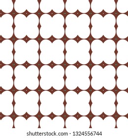 Seamless vector pattern in geometric ornamental style