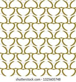 Seamless vector pattern in geometric ornamental style