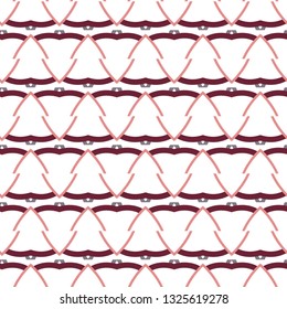 Seamless vector pattern in geometric ornamental style